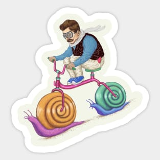 snails bike teen spirit Sticker